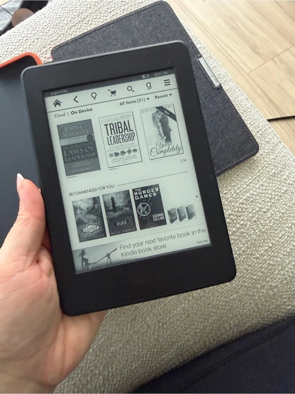 Amazon Kindle Paperwhite - Red/orange Protective Cover for Tablets & E-Readers